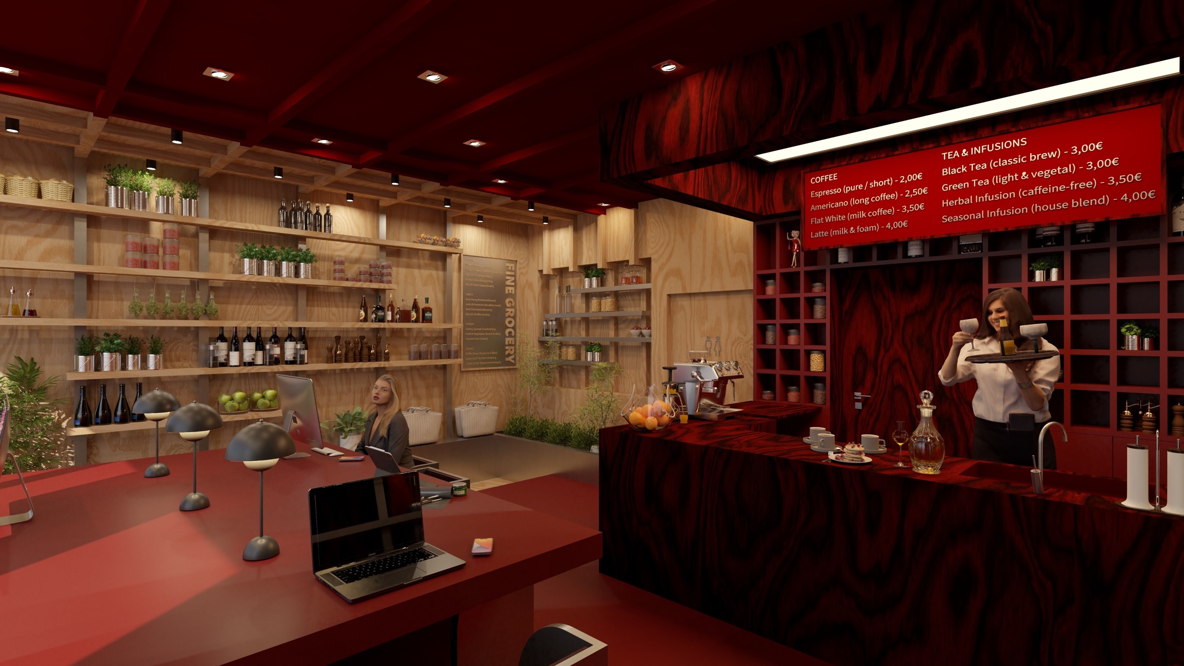 Design W/US, café-épicerie pour créatifs
