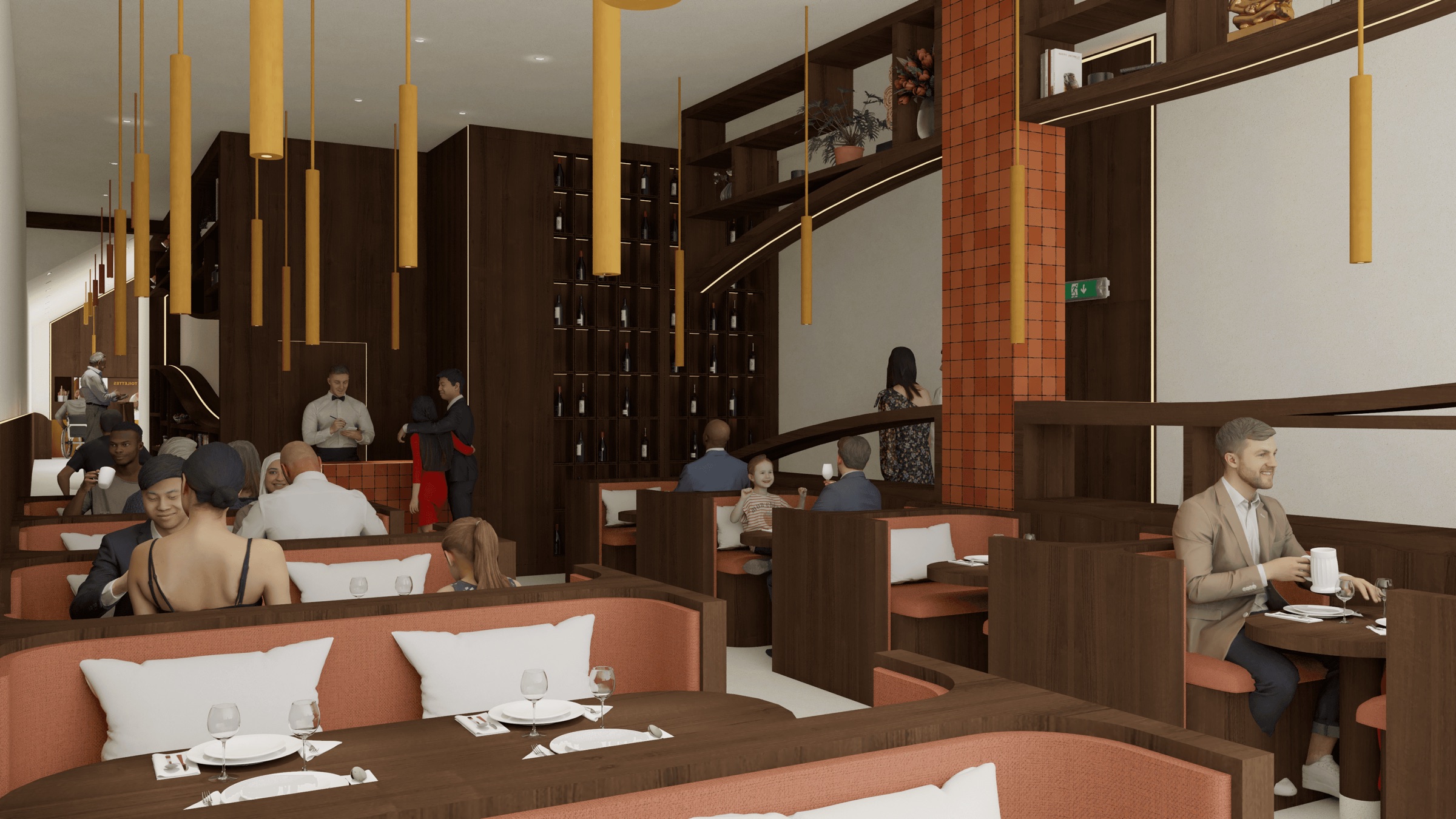 Retail Training, espace de vente